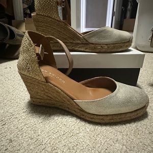 Kurt Geiger London - Monty Womens Platform Sandal Espadrilles